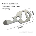 Titanium Bottle Opener Keychain Multiferramenta com alta qualidade